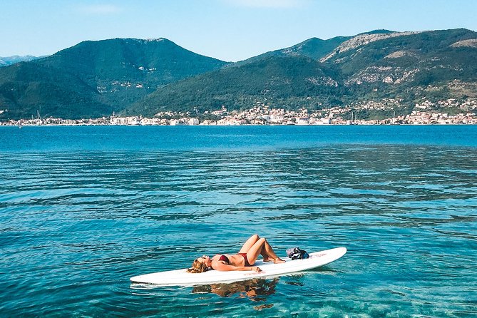 Sunset Stand Up Paddleboard (SUP) Tour of Bay of Kotor - Getting Ready for the Water: Gear, Floatation, and Dry Storage