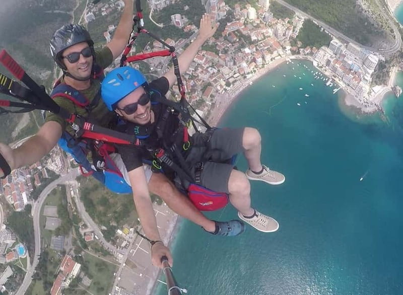 Tandem Paragliding in Budva with Expert Pilots/All-inclusive - What the one-hour experience actually feels like