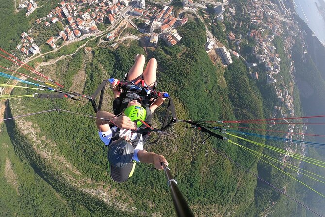 Tandem paragliding tour in Budva Montenegro - Safety and quality: licensed pilots, inspected equipment, and a real guide
