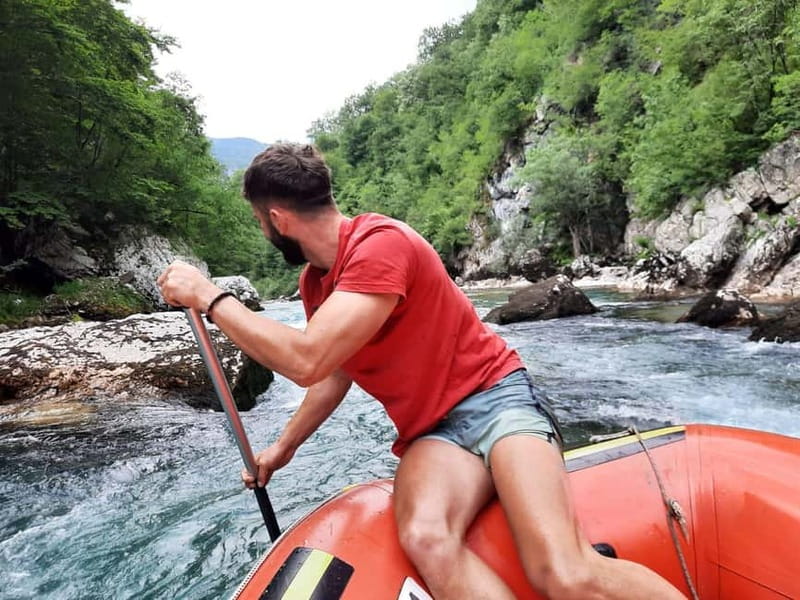 TARA BRIDGE: Tara River Rafting Trip with Jeep Transfer - Full Rafting Gear and a Licensed Skipper, Not a Wing-It Setup