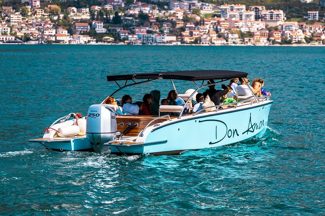 The Grand Boka Tour:Blue Cave, Lady of the Rocks & Submarine Base - Perast by boat: what you get even when you do not stop