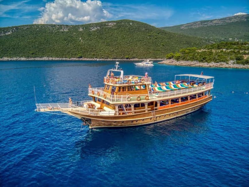 Tivat/Kotor: Boka Bay Full-Day Guided Cruise with Swim Stop - Boarding the 3-Deck Wooden Ship, Amenities That Matter