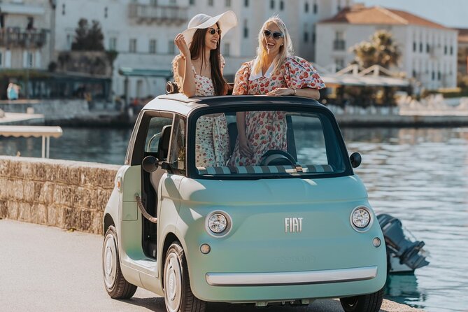 Topolino Guided City Tour by E Car Kotor Tivat - Electric Topolino convoy: why this route feels different